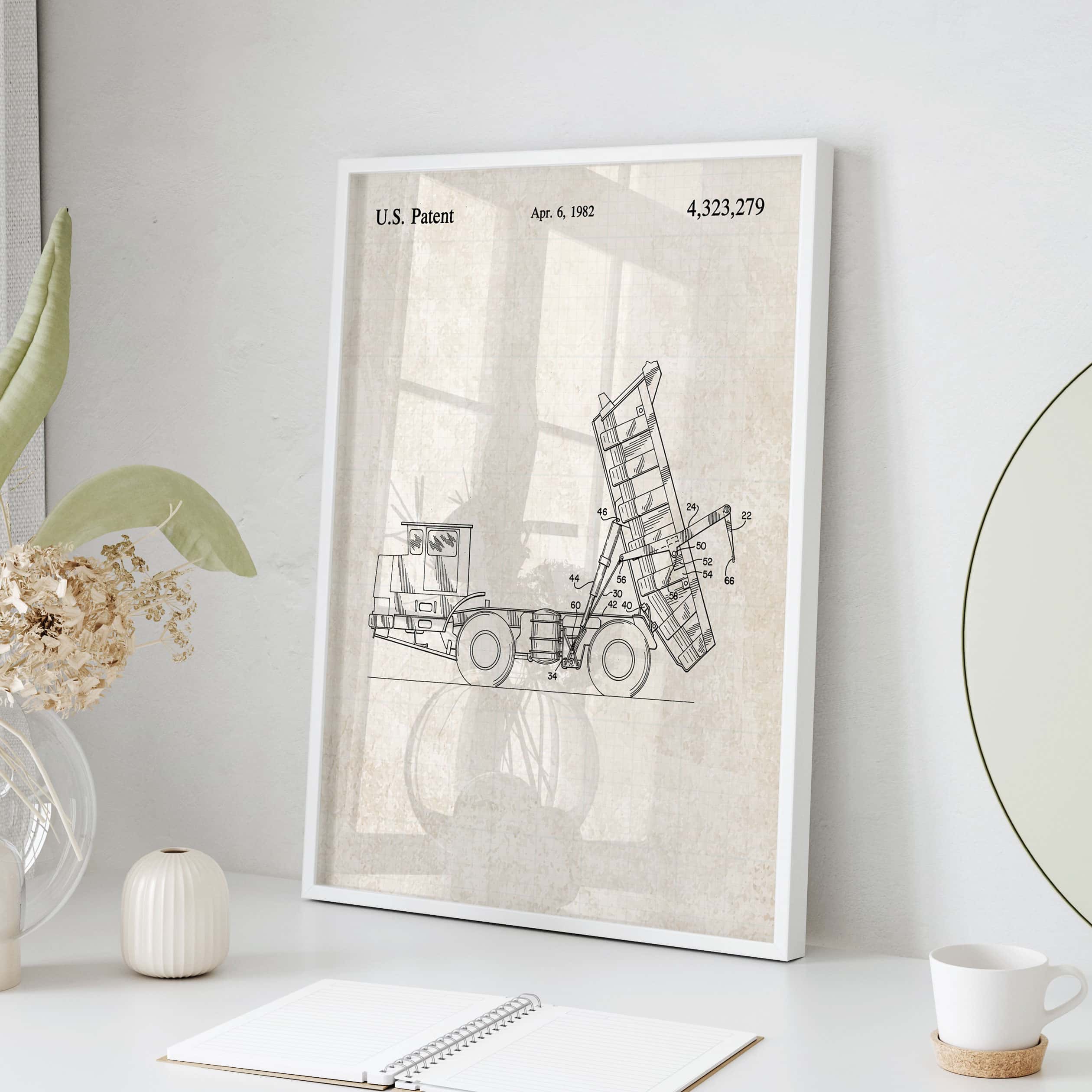 Printable Download: Construction Dump Truck Patent - Image 16