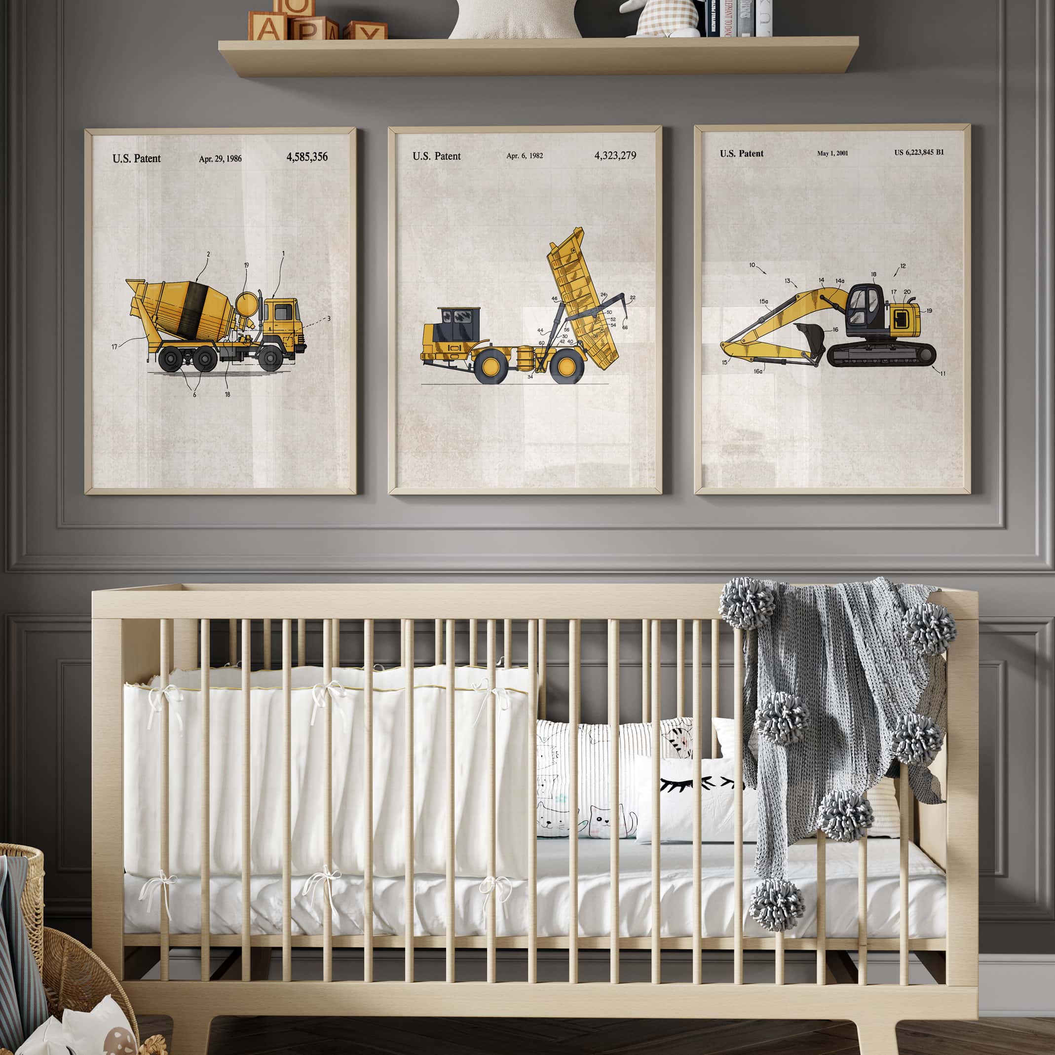 Printable Download: Construction Dump Truck Patent - Image 9