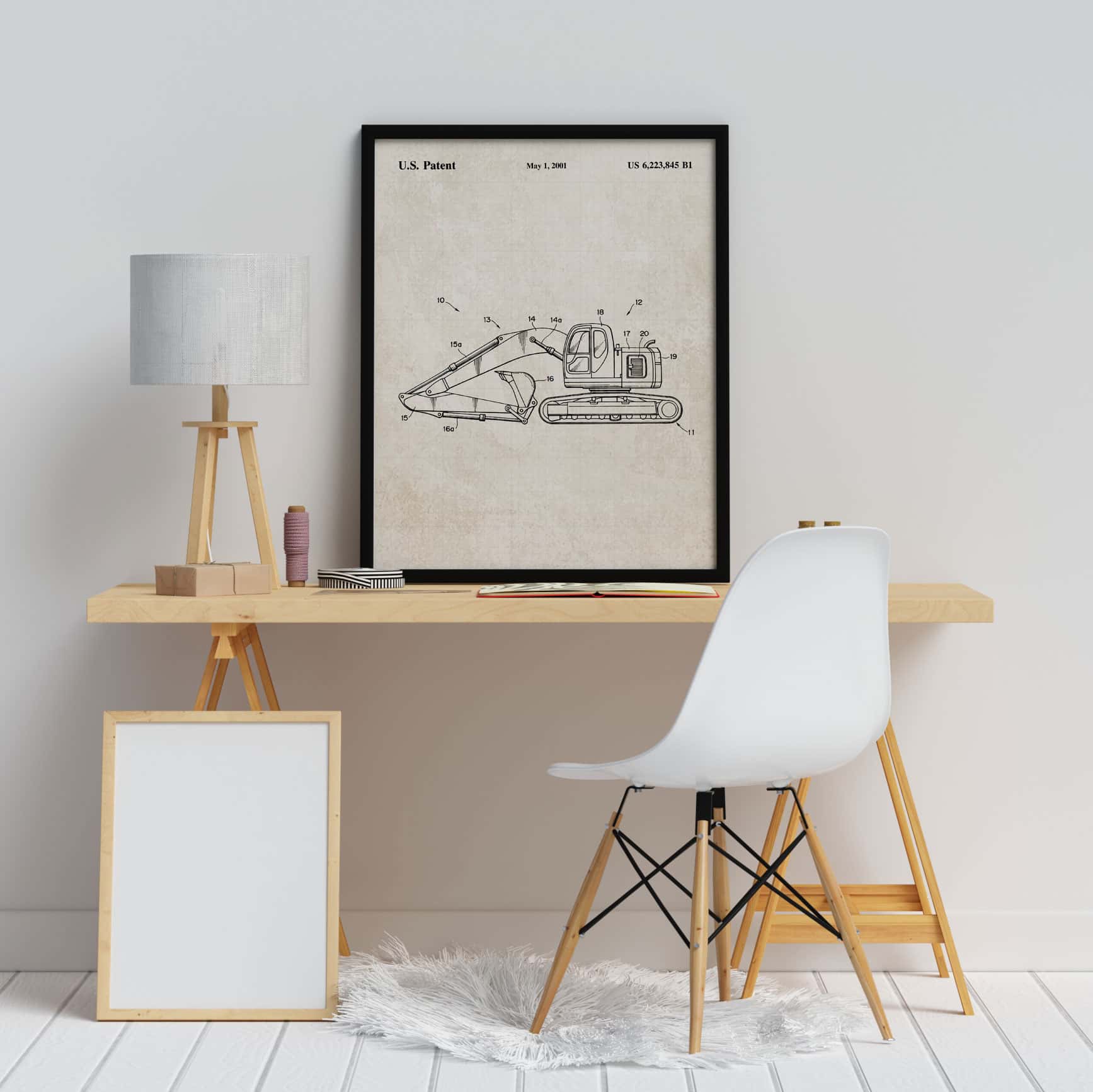 Printable Download: Construction Excavator Patent - Image 7