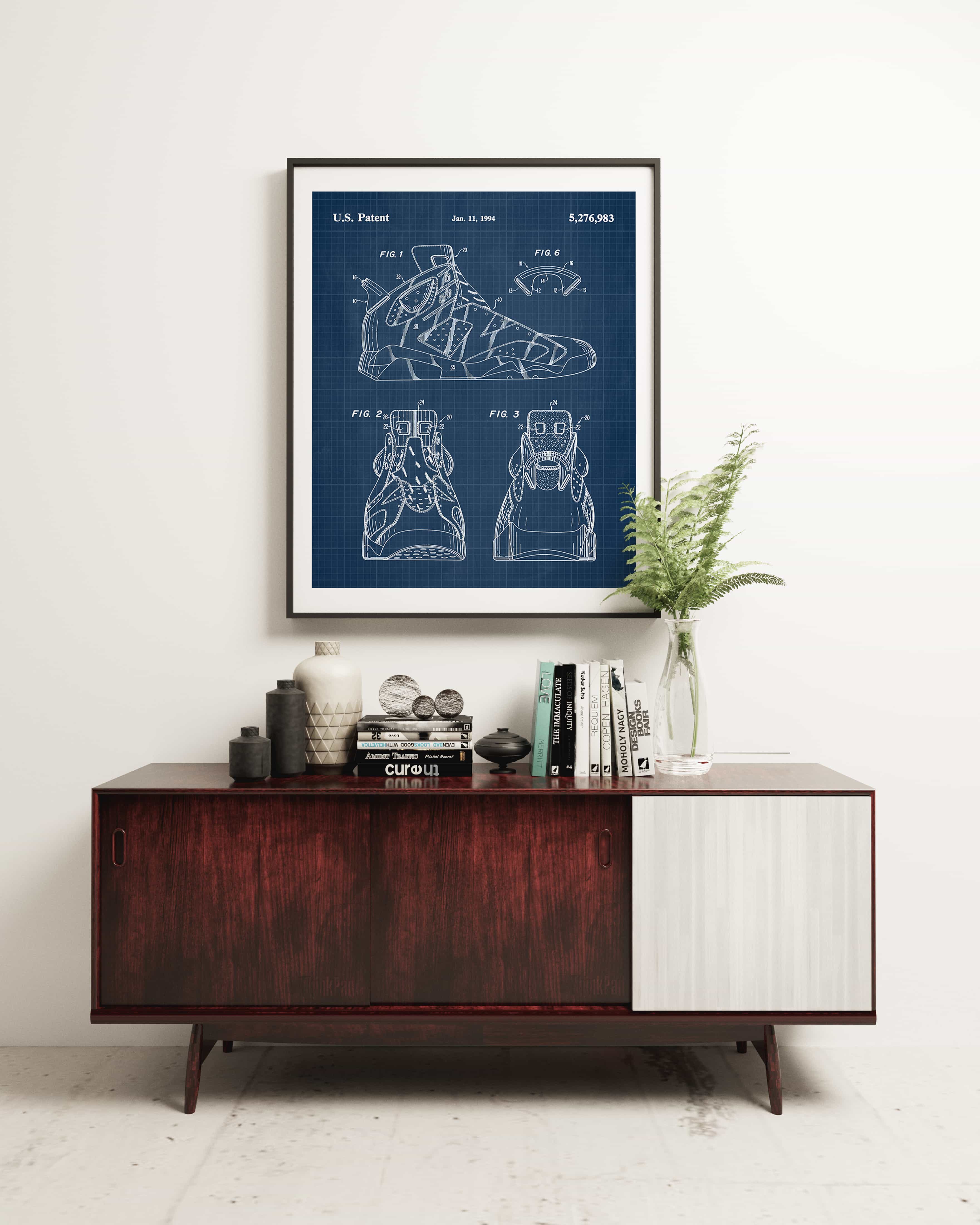 Printable Download: Vintage Basketball Patents Set - Image 6